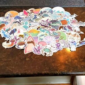 50 Ocean stickers